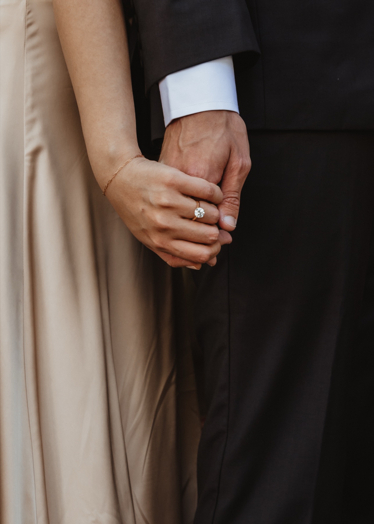 Holding hands